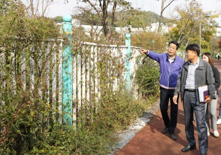 김기배 팔달구청장, 주요 현안지역 점검