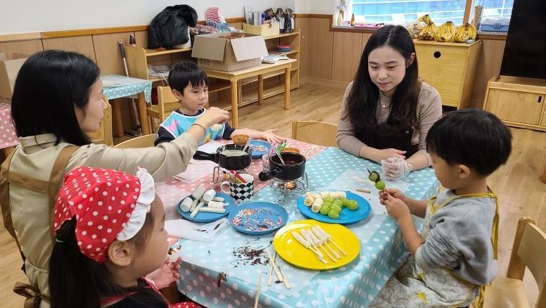 한누리유치원, , ‘쫀득쫀득! 가래떡데이’활동