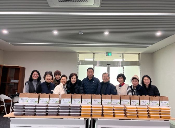 안성시 미양면지역사회보장협의체, 동지팥죽 나눔 행사