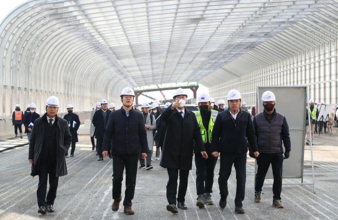 경부고속도로 상행선 개통 점검 사진