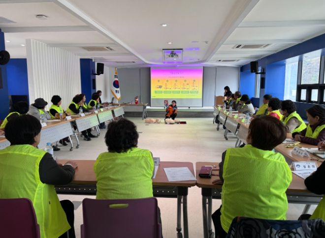 양평군 청운면, 지역사회보장협의체 대상 소방교육 진행