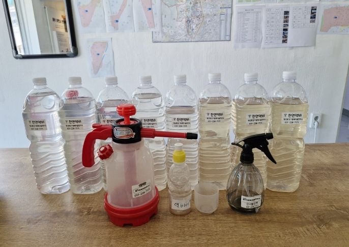 팔달구 행궁동, EM 나눔으로 탄소중립 실천