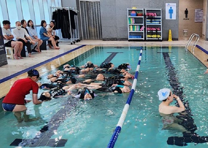 용인도시공사 생존수영 교육장 안전인증 획득