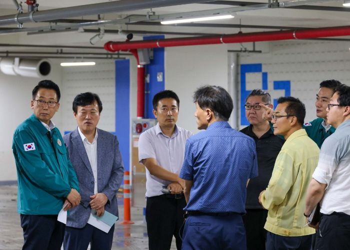 평택시의회 강정구 의장, 집중호우 침수피해 현장방문