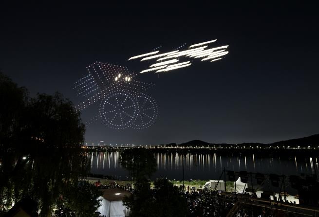 2024 행주문화제 드론쇼 (신기전)