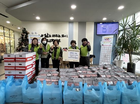 의정부시 송산3동 지역사회보장협의체 특화사업, 설 명절맞이 사랑의 꾸러미 나눔