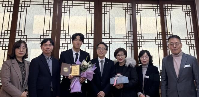 평택시, 체육진흥유공 및 장기기증 故 박순자 님 감사패 전달