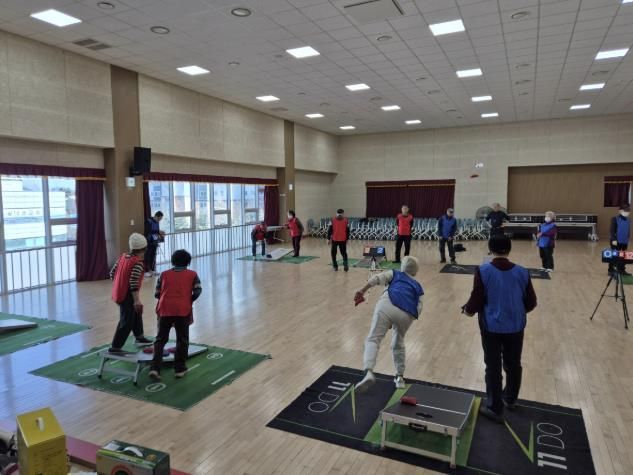 시흥시보건소 월곶2행복건강센터, 어르신 대상 콘홀 동아리 '복식 리그전' 성료