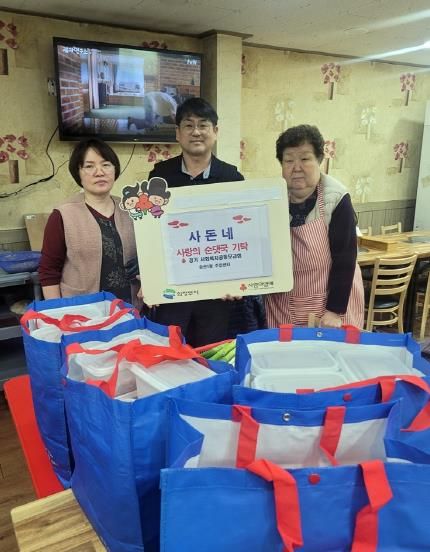 의정부시 송산1동, 사돈네 매월 따뜻한 순댓국 나눔으로 독거 어르신들에게 온정 전해