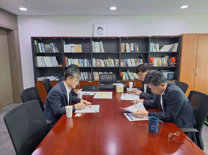 국토부 도로국장 면담 현장