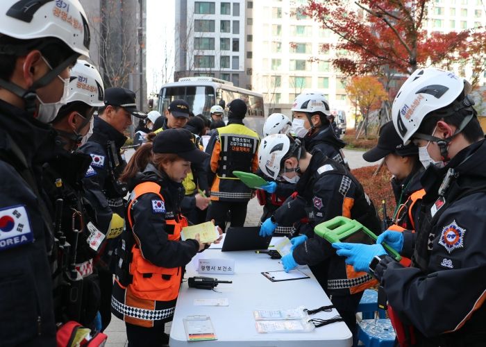광명소방서, 대수사상자 재난 대비 '2025 긴급구조종합훈련' 실시