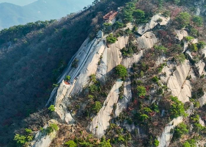 수락산 도정봉 기차바위 전경