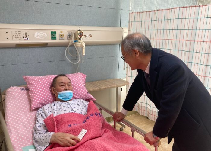 경기북부보훈지청, 요양병원 입원 보훈재가복지서비스 대상자 위문