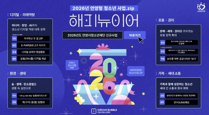 안양시청소년재단, 2026년 안양형 청소년 사업 추진 본격화…