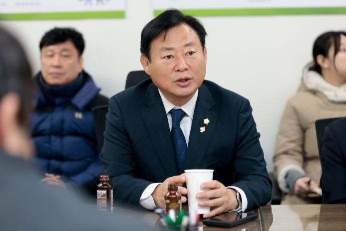 구리농수산물시장 중도매법인조합연합회와 간담회