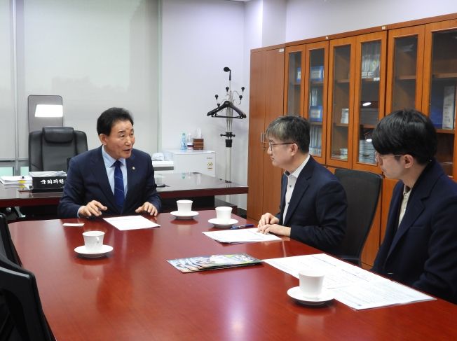 박용갑 의원_ 국토교통부 이우제 도로국장 면담