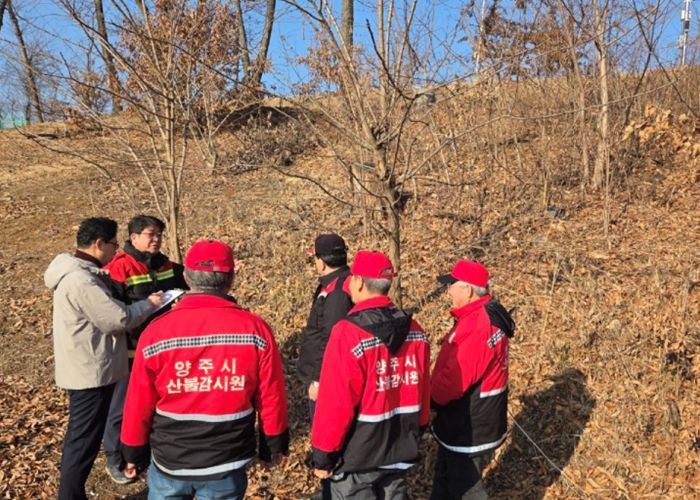 백석읍, 산불감시·가로변 정비 현업근로자 안전점검 실시