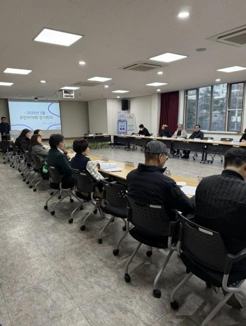 수원시 권선구 권선1동 주민자치회, 2026년 3월 정기회의 개최