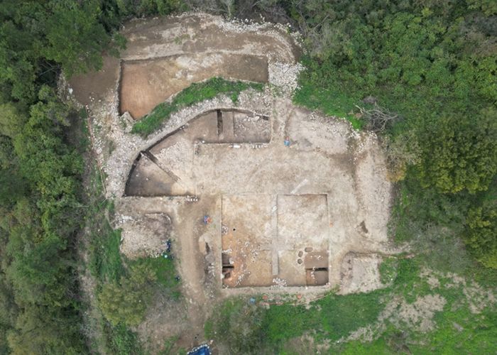 무안 봉대산성 발굴 조사 현장 전경