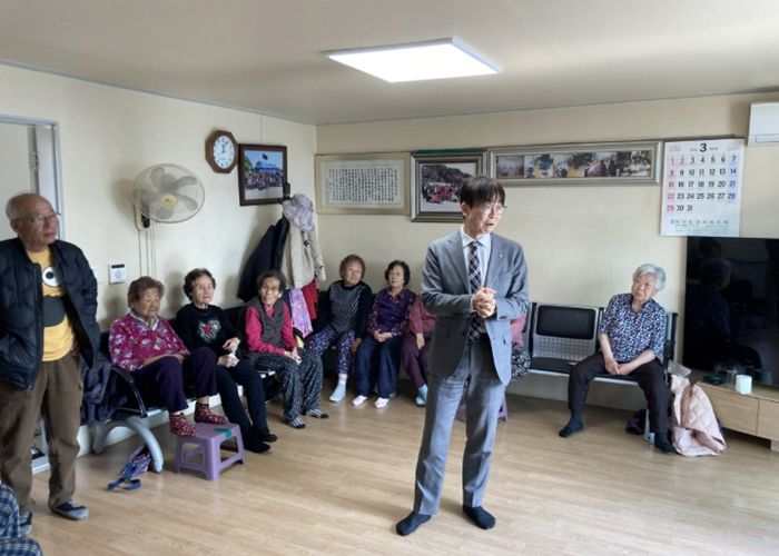고양시 흥도동, 경로당 순회방문으로 소통행정실천