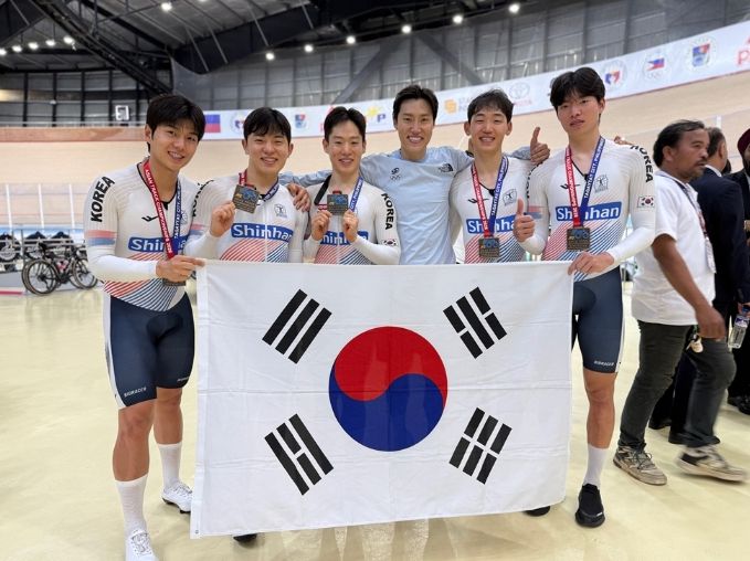 의정부시청 사이클팀 홍승민, '2026 트랙 아시아선수권대회'서 동메달 획득
