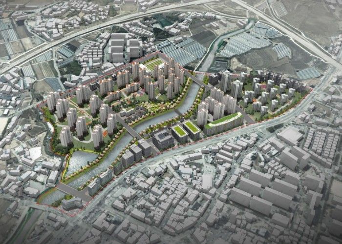 포천 송우2지구 본격 착공(조감도(지구계획 변경1차 기준))